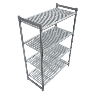 Üksus 4 riiuliga selge vaatega - L 1220 x S 460mm - Cambro