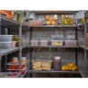 Üksus 4 riiuliga selge vaatega - L 1220 x S 460mm - Cambro