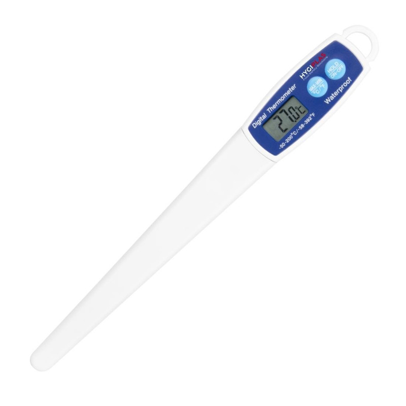 Digitaalne veekindel termomeeter - Hygiplas - Fourniresto Digitaalne veekindel termomeeter - Hygiplas - Fourniresto