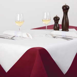 Valged elegantsead - 100 tükki komplektis - FourniResto - Fourniresto