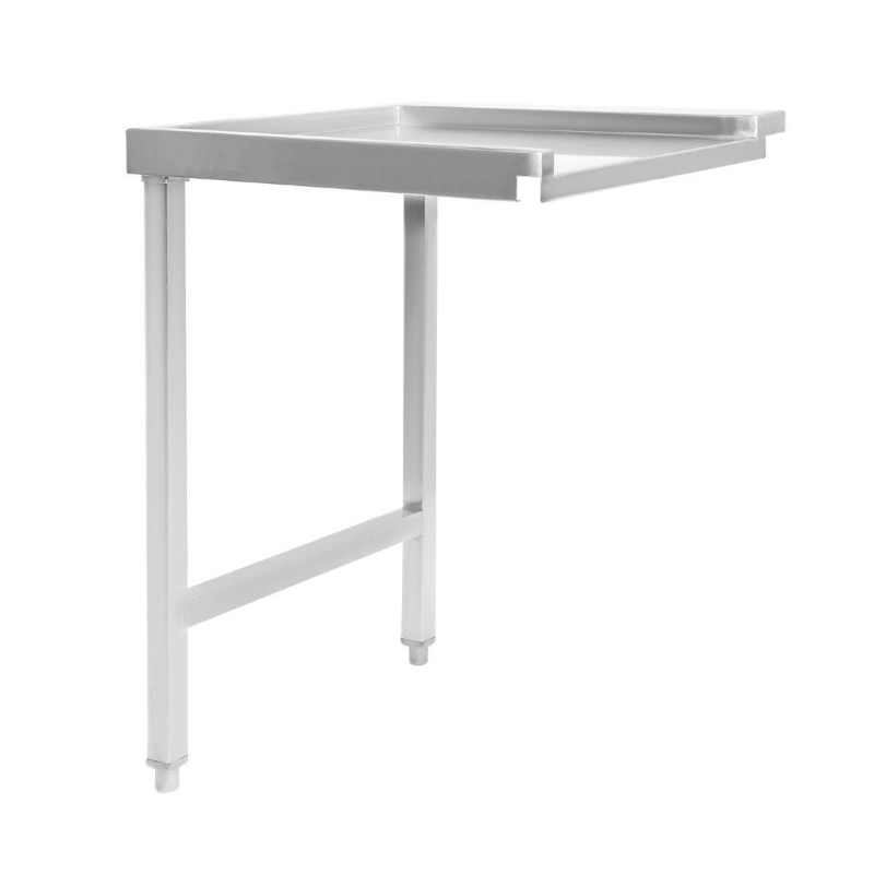 Table De Sortie Gauche Pour Lave-Vaisselle À Capot - L 600mm - Vogue Table De Sortie Gauche Pour Lave-Vaisselle À Capot - L 600mm - Vogue