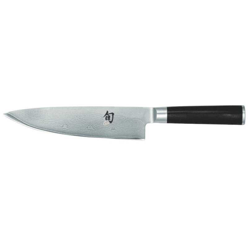 Kööginuga Damaskuse terasest Shun vasakukäelistele 20 cm KAI