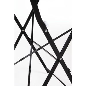 Ruudukujuline bistroolaud puiduimitatsiooniga - 600mm - Bolero - Fourniresto