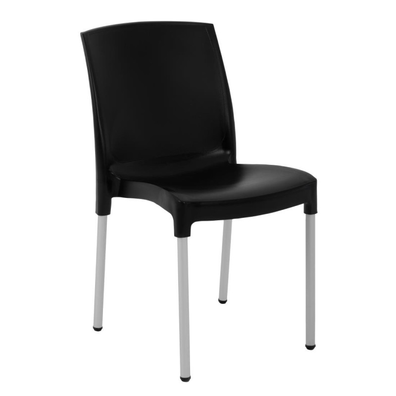 Bistro kohvikutoolid mustad - 4 tk komplektis - Bolero Bistro kohvikutoolid mustad - 4 tk komplektis - Bolero