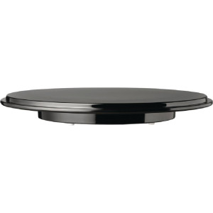 Küpsisetaldrik melamiinist Pure must - Ø310mm - APS - Fourniresto