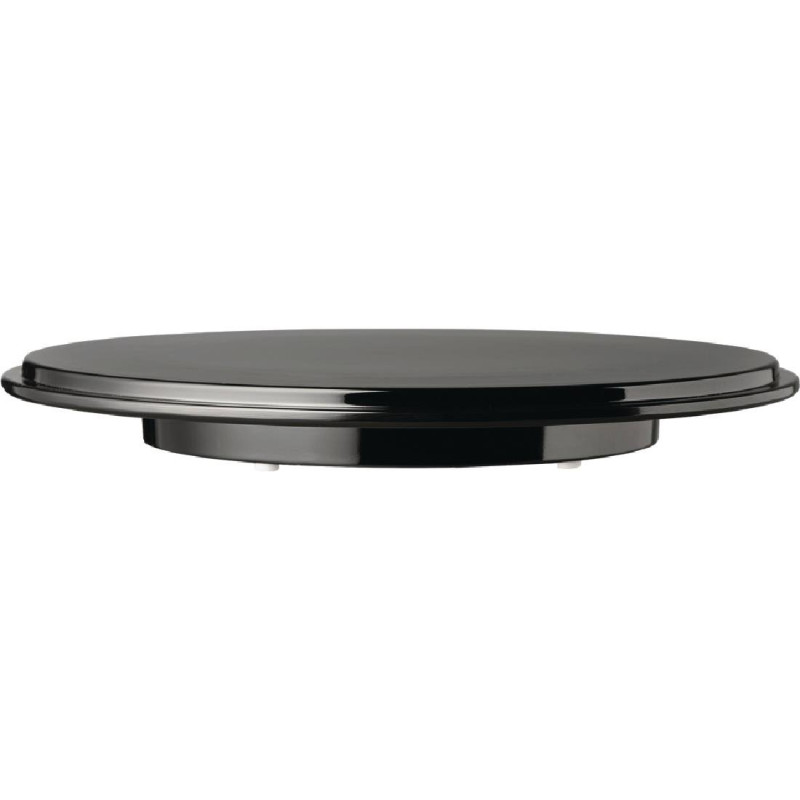 Küpsisetaldrik melamiinist Pure must - Ø310mm - APS - Fourniresto Küpsisetaldrik melamiinist Pure must - Ø310mm - APS - Fourniresto