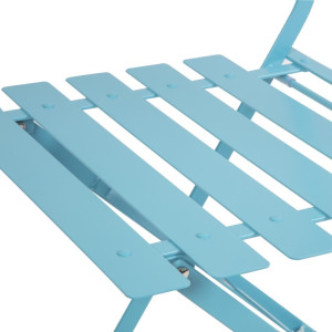 Terrassitoolid terasest - türkiissinine - 2 tk komplektis - Bolero - Fourniresto