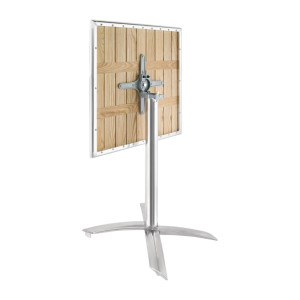 Bistro lauake, kandikuga, pööratav, tuhkpuu - 600mm - Bolero - Fourniresto