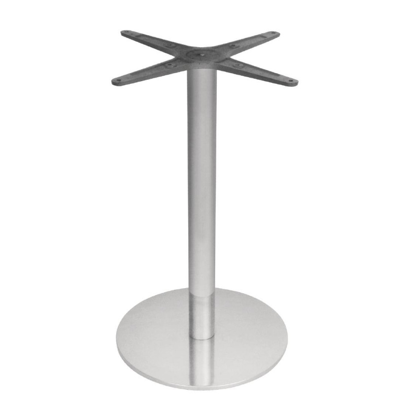 Pied de Table Rond en Inox - Bolero Pied de Table Rond en Inox - Bolero