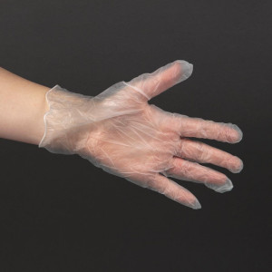 Latexkindad pulbrita S suurus - 100 tk komplektis - FourniResto - Fourniresto