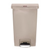 Prügikast pedaaliga Slim Jim Beige - 50L - Rubbermaid