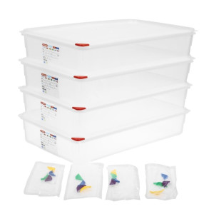 Toitude konteiner GN1/1 - 13,7L - 4 tk komplektis - Araven - Fourniresto