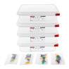 Toitude konteiner GN1/2 - 4L - 4 tk komplektis - Araven - Fourniresto
