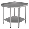 Nurga roostevabast terasest laud - 900 x 700mm - Vogue
