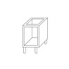 Avatud kapp 60/30B - Gastro M