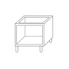 Avatud kapp 60/60B - Gastro M