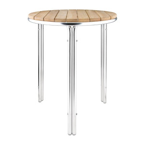 Ümmargune saare- ja alumiiniumlaud diameetriga 600 mm - Bolero - Fourniresto