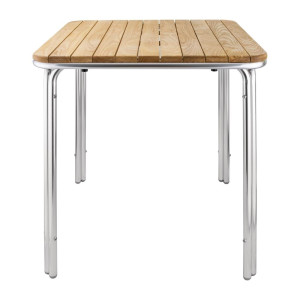 Ruudukujuline saare- ja alumiiniumlaud 700mm - Bolero - Fourniresto