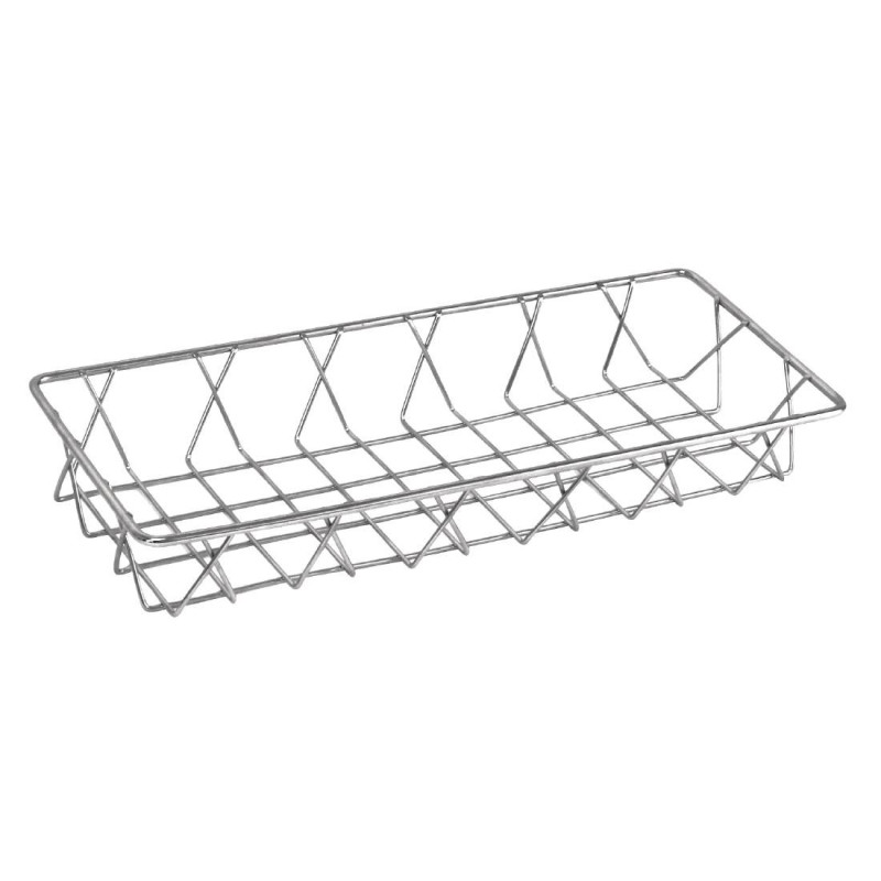 Esitlemisvaagn roostevabast terasest 350 x 150 x 50mm - Olympia - Fourniresto Esitlemisvaagn roostevabast terasest 350 x 150 x 50mm - Olympia - Fourniresto