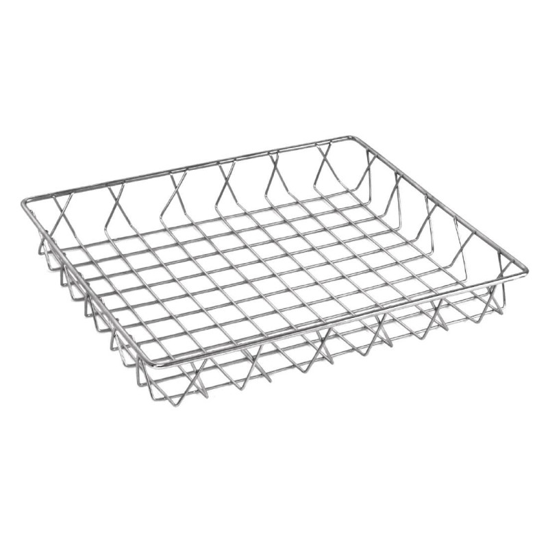 Panier de présentation inox 350 x 300 x 50mm - Olympia - Fourniresto Panier de présentation inox 350 x 300 x 50mm - Olympia - Fourniresto