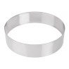 Vahustamisrõngas roostevabast terasest 240 x 60mm - De Buyer - Fourniresto