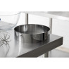 Vahustamisrõngas roostevabast terasest 240 x 60mm - De Buyer - Fourniresto