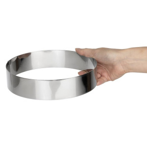 Vahustamisrõngas roostevabast terasest 200 x 45mm - De Buyer - Fourniresto