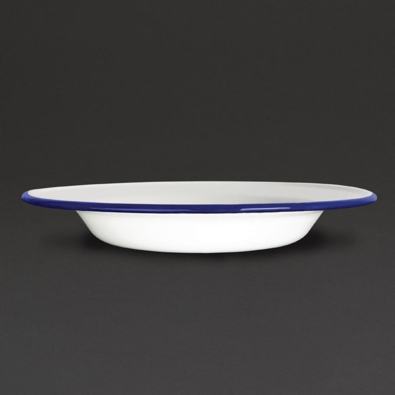 Assiette Creuse en Acier Émaillé - Ø 245mm - Lot de 6 - Olympia Assiette Creuse en Acier Émaillé - Ø 245mm - Lot de 6 - Olympia
