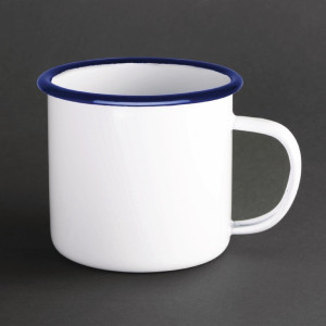 Enamelled steel mug - Set of 6 - Olympia - Fourniresto