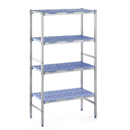 Modulaarne riiul 4 tasandiga - L 890 x S 500 mm - Tournus