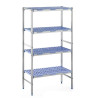 Modulaarne riiul 4 tasandiga - L 1694 x S 500 mm - Tournus