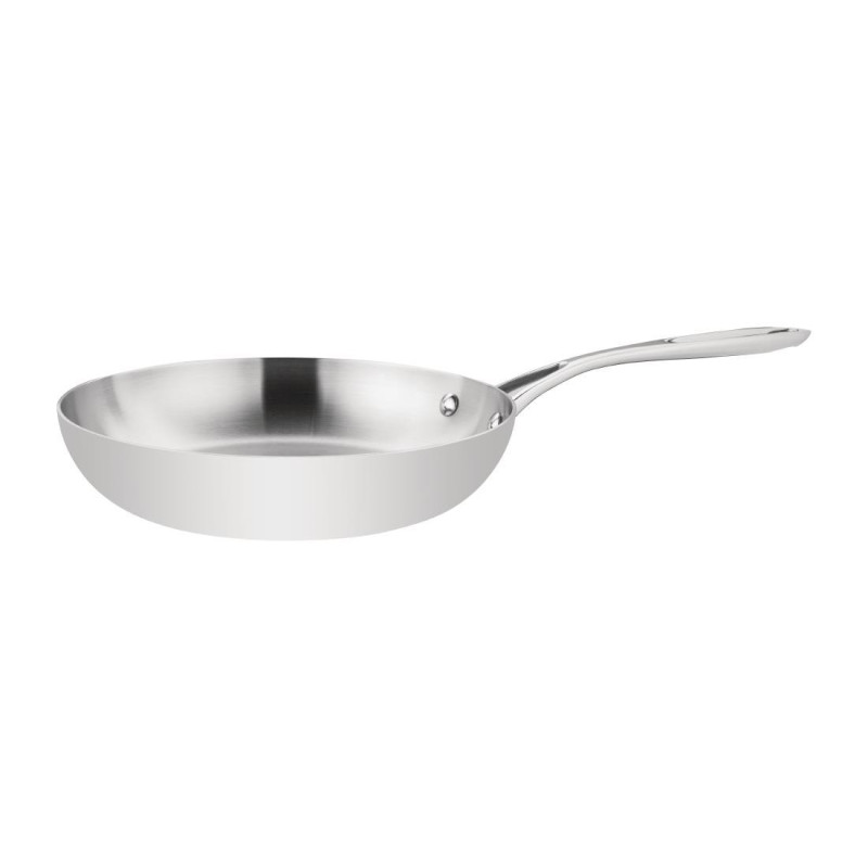 Induction Triple Layer Frying Pan - Ø 240mm - Vogue Induction Triple Layer Frying Pan - Ø 240mm - Vogue