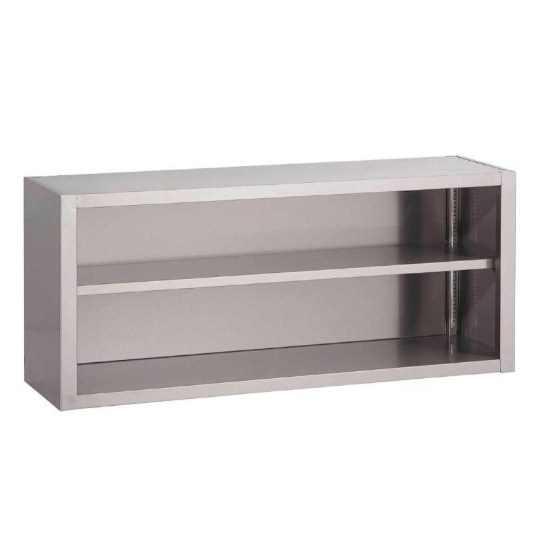 Placard Ouvert Mural en Inox-L 800 x P 400mm - Gastro M Placard Ouvert Mural en Inox-L 800 x P 400mm - Gastro M