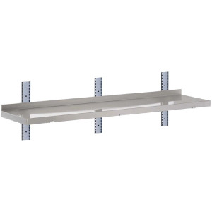 Seinariiul roostevabast terasest ilma tugedeta - L 1400 x S 400 mm - Gastro M