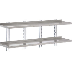 Seinariiul roostevabast terasest ilma tugedeta - L 1800 x S 400 mm - Gastro M
