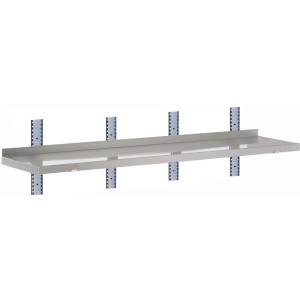 Seinariiul roostevabast terasest ilma tugedeta - L 1800 x S 400 mm - Gastro M