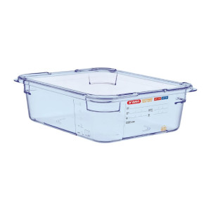 Sinine hermeetiline ABS GN1/2 100mm karp - Araven - Fourniresto