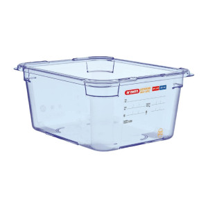 Sinine hermeetiline ABS GN1/2 150mm karp - Araven - Fourniresto