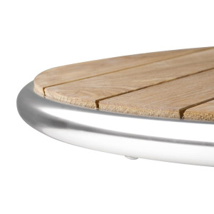 Mänguasendis ümmargune tuhkpuidust laud - 600 mm - Bolero - Fourniresto