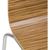 Tool seljatoega ruuduline zebrano - 4 tk komplektis - Bolero - Fourniresto