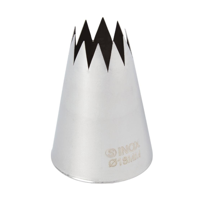 18mm fluted stainless steel socket - Schneider - Fourniresto 18mm fluted stainless steel socket - Schneider - Fourniresto