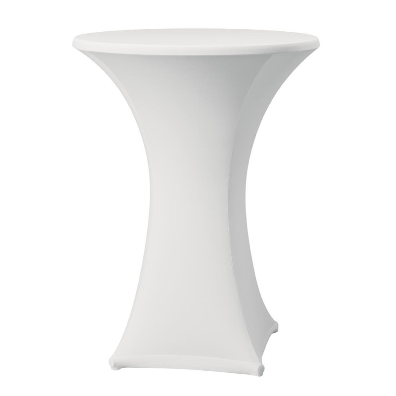Housse De Table Samba Blanche - FourniResto Housse De Table Samba Blanche - FourniResto