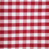 Ruuduline punaste ruutudega polüestrist laudlina 890 x 890mm - Mitre Essentials - Fourniresto