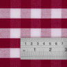Ruuduline punaste ruutudega polüestrist laudlina 890 x 890mm - Mitre Essentials - Fourniresto