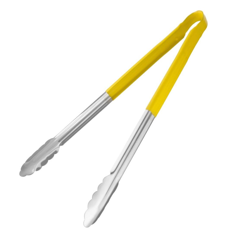 Pince de service 405mm jaune - Vogue - Fourniresto Pince de service 405mm jaune - Vogue - Fourniresto