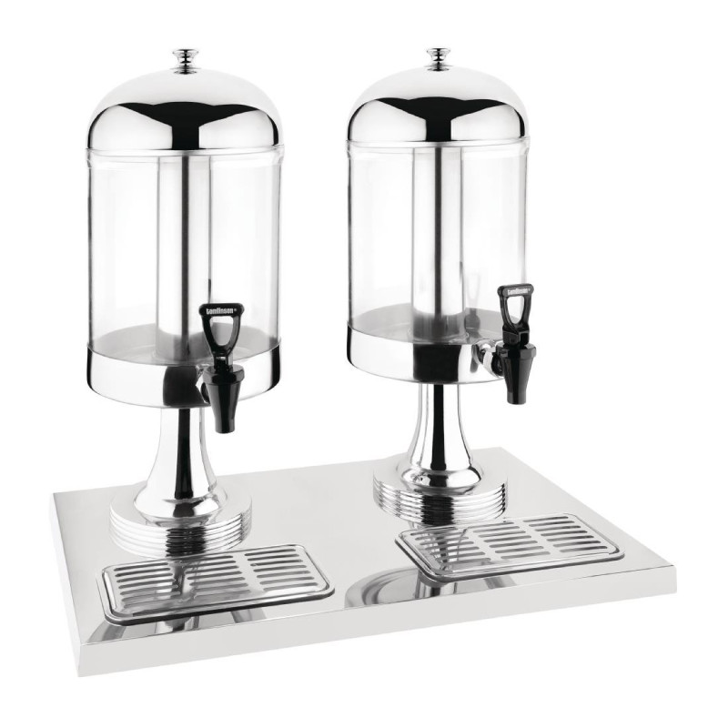 Double Distributeur De Jus De Fruit - 2 X 6,5L- Olympia Double Distributeur De Jus De Fruit - 2 X 6,5L- Olympia