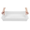 Toitainete madal läbipaistev anum 540 mm - Araven - Fourniresto