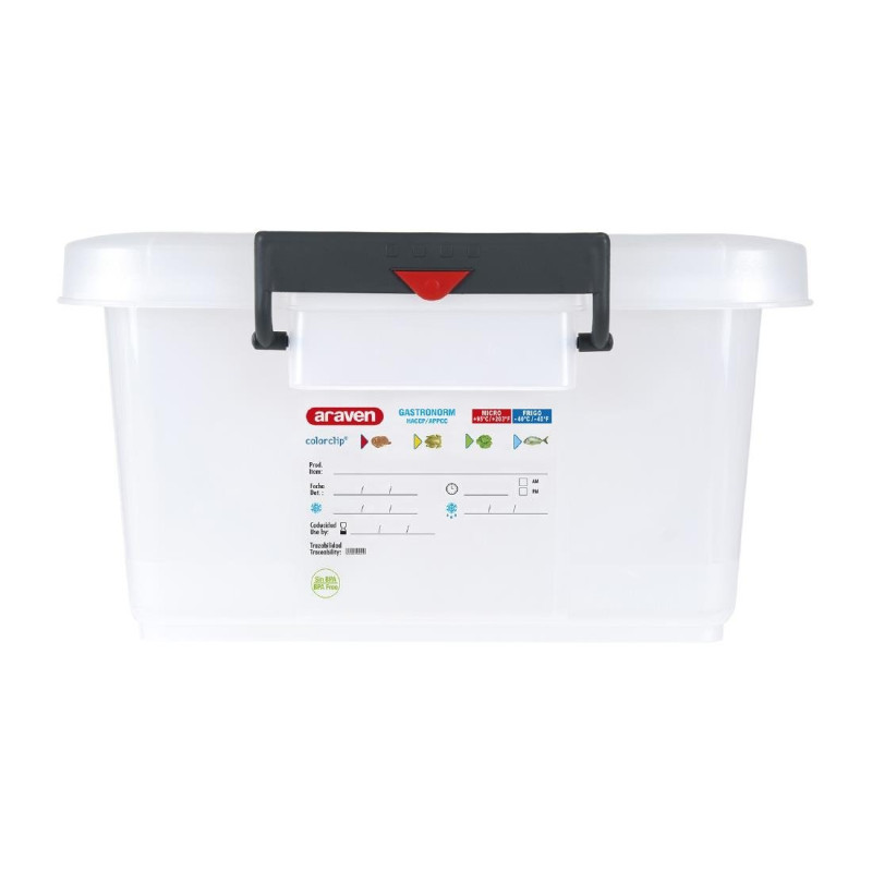 Conteneur Alimentaire Polypropylène 40L - Araven - Fourniresto Conteneur Alimentaire Polypropylène 40L - Araven - Fourniresto