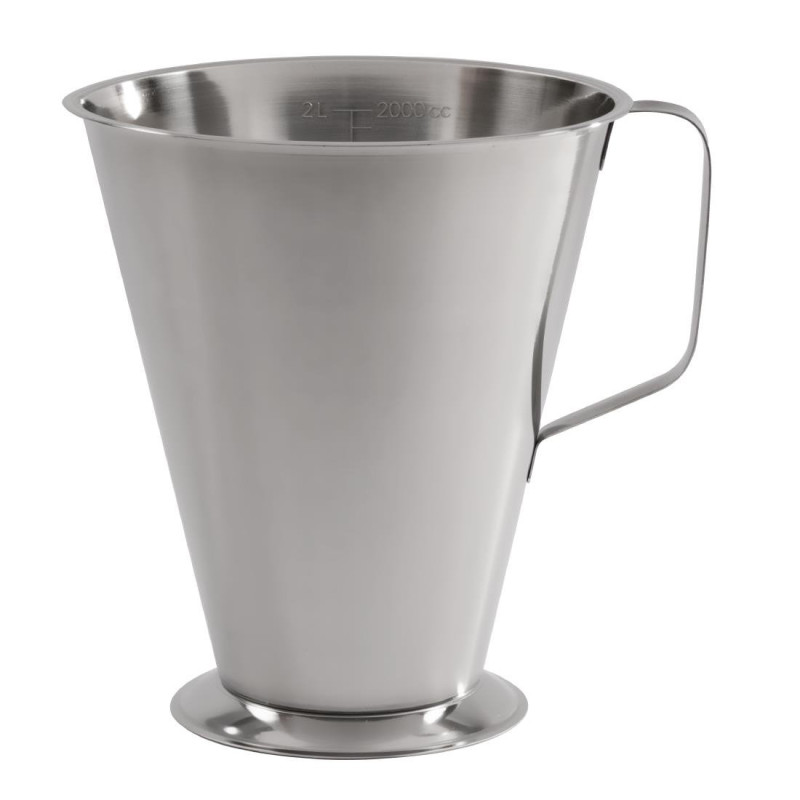 Stainless steel measuring jug 2.2L - FourniResto - Fourniresto Stainless steel measuring jug 2.2L - FourniResto - Fourniresto