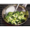 Wok Fond Plat terasest - 25,4 cm - Vogue - Fourniresto